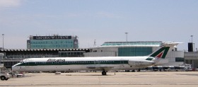 Alitalia all’aeroporto di Roma Fiumicino
